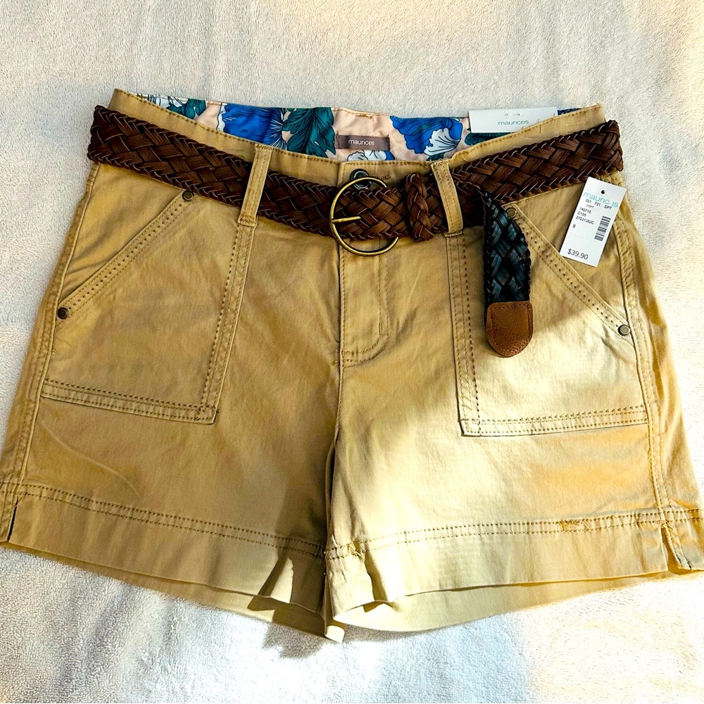 Maurice’s NWT khaki Shorts